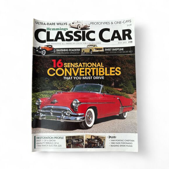 2013 Hemmings Classic Car Magazine Lot of 6 Issues Feb Apr Jun Jul Sep Dec - Picture 6 of 7